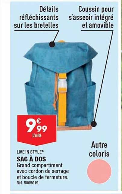 sac à dos live in style