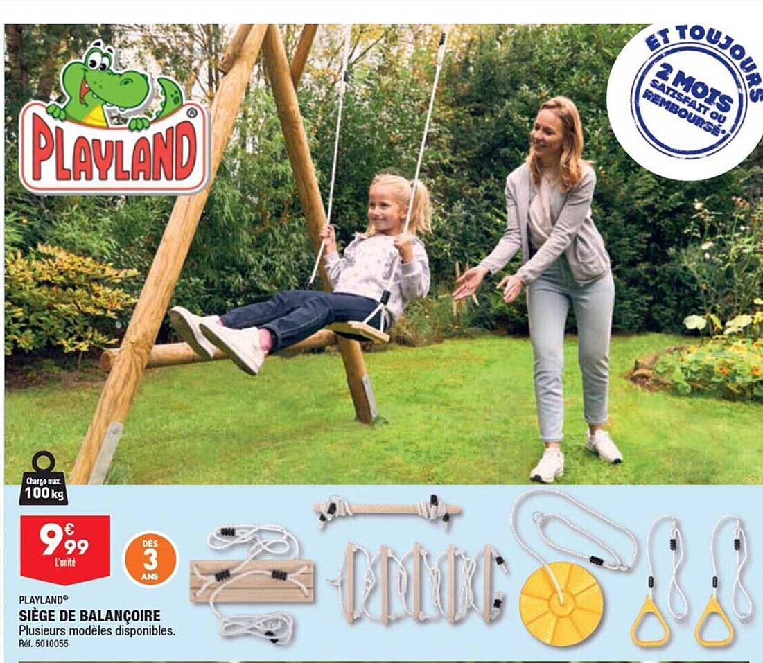 Siège De Balançoire Playland
