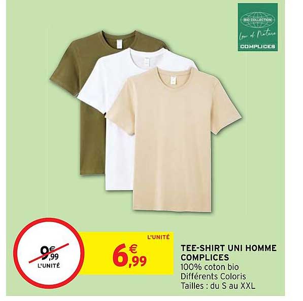 Tee-shirt Uni Homme Complices