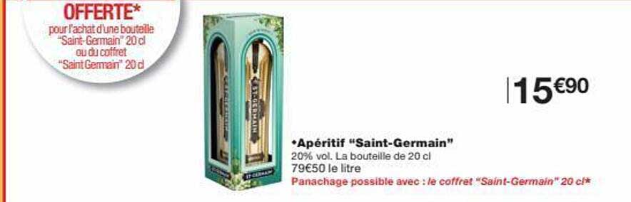 apéritif "saint-germain"