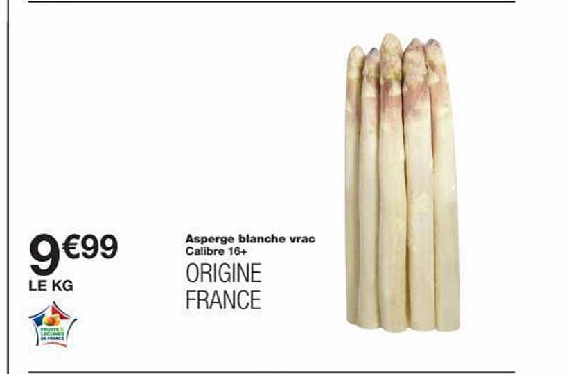 asperge blanche vrac