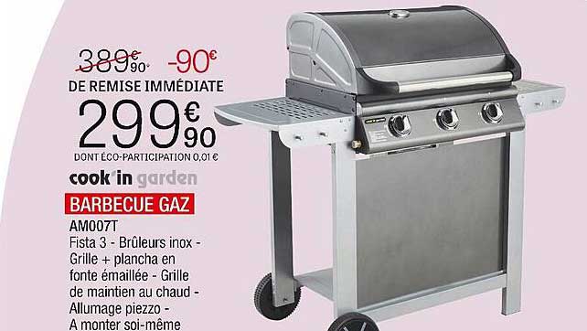barbecue gaz cook'in garden