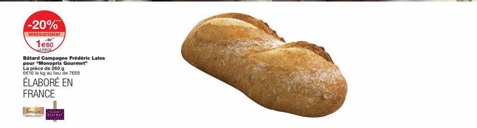 bâtard campagne frédéric lalos pour "monoprix gourmet"