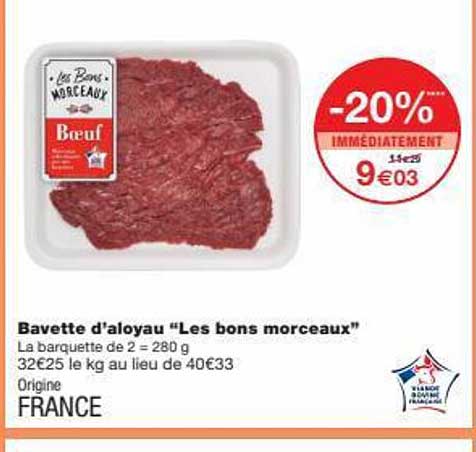 bavette d'aloyau "les bons morceaux"