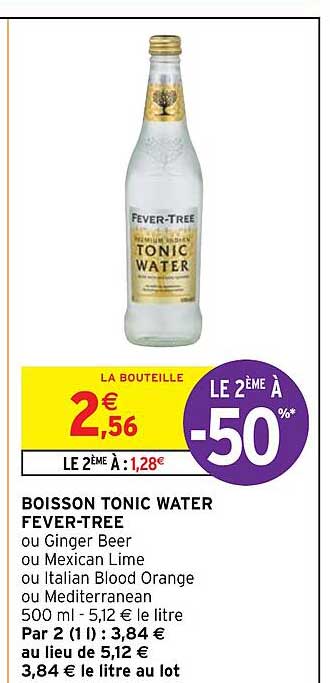 boisson tonic water fever-tree