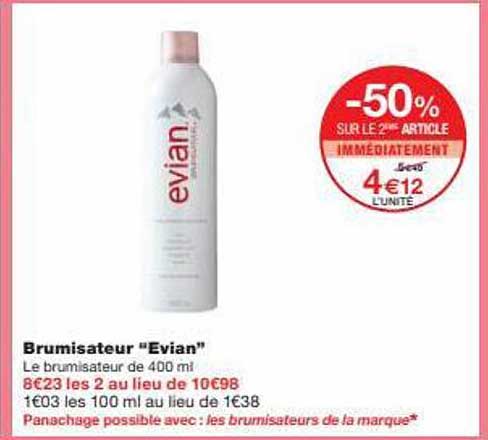 Brumisateur "evian"