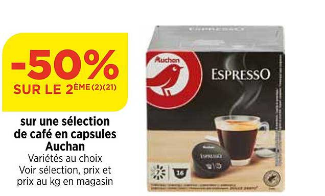 Café En Capsules Auchan