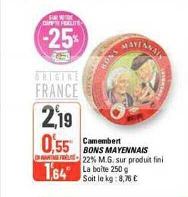camembert bons mayennais