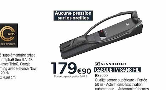casque tv sans fil sennheiser
