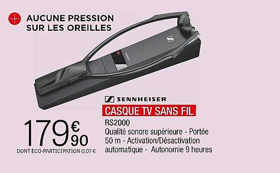 casque tv sans fil sennheiser