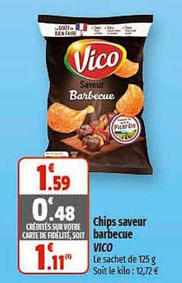Chips Saveur Barbecue Vico