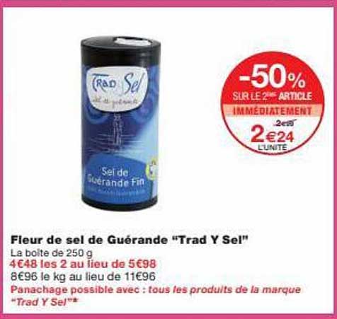 fleur de sel de guérande "trad y sel"
