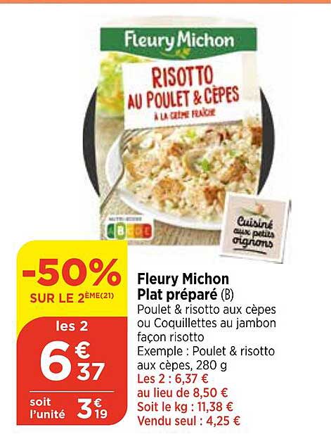 fleury michon plat préparé