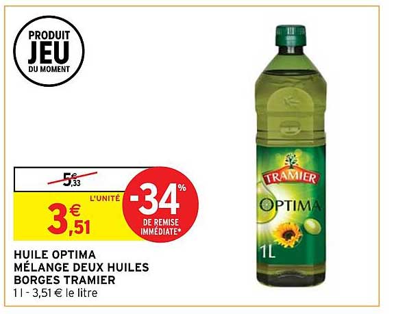 huile optima mélange deux huiles borges tramier