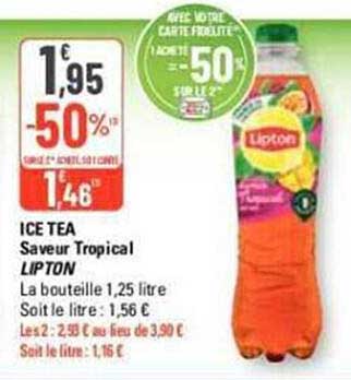 Ice Tea Saveur Tropical Lipton