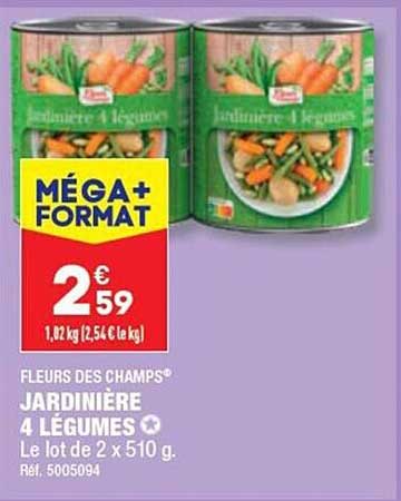 jardinière 4 légumes fleurs des champs