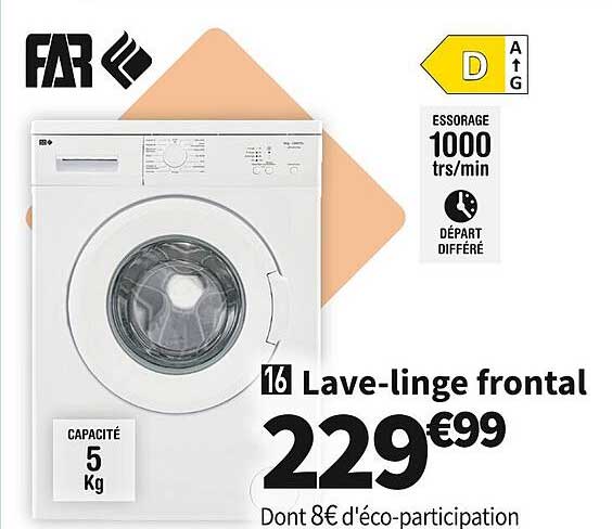 lave-linge frontal far