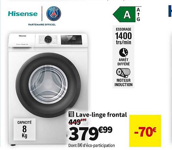 lave-linge frontal hisense