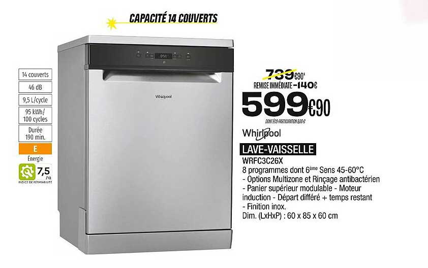 lave-vaisselle whirlpool