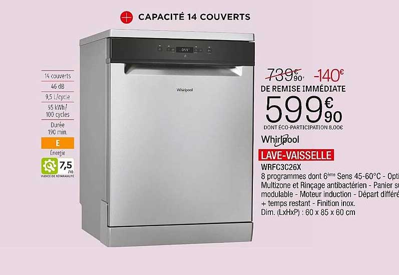 lave-vaisselle whirlpool