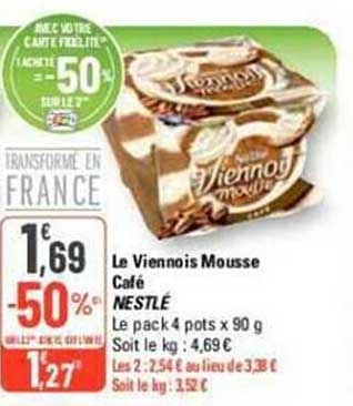 Le Viennois Mousse Café Nestlé