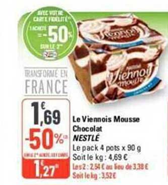 Le Viennois Mousse Chocolat Nestlé