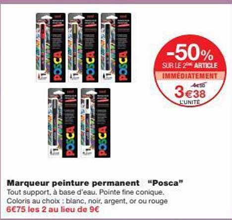 Marqueur Peinture Permanent "posca"