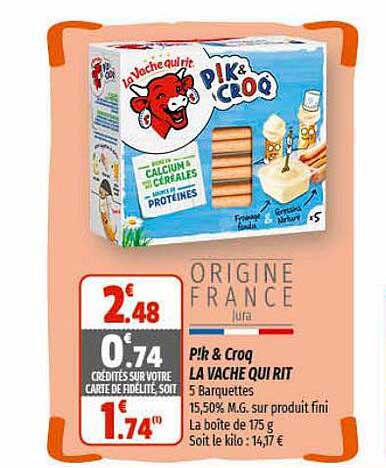 p!k & croq la vache qui rit