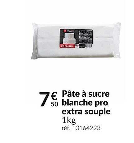 Pâte à Sucre Blanche Pro Extra Souple