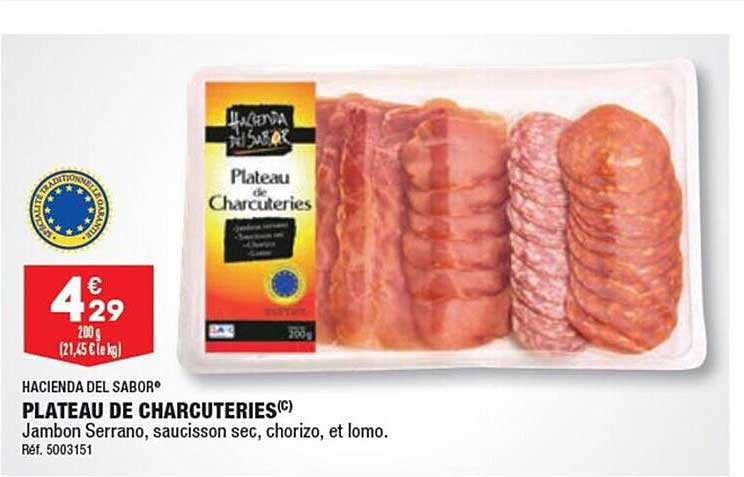 plateau de charcuteries hacienda del sabor