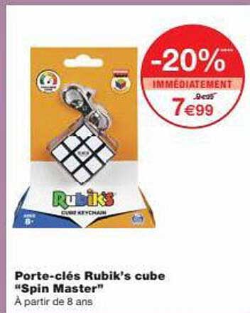 porte-clés rubik's cube "spin master"