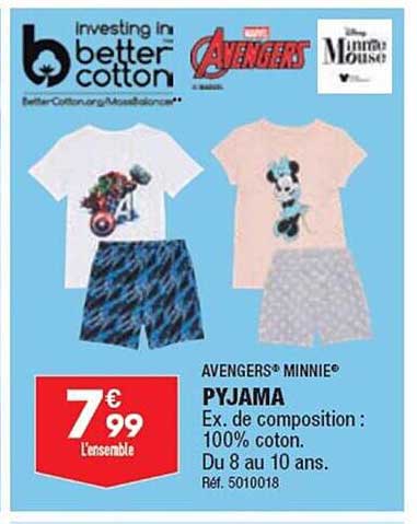 Pyjama Avengers Minnie
