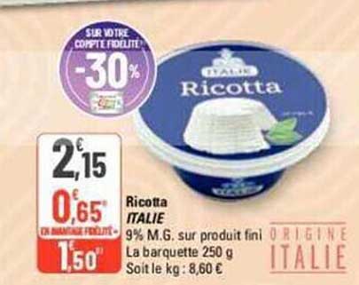 Ricotta Italie