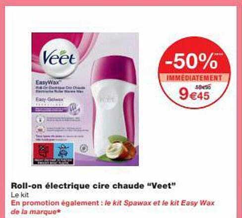Roll-on électrique Cire Chaude "veet"