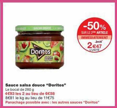 Sauce Salsa Douce "doritos"