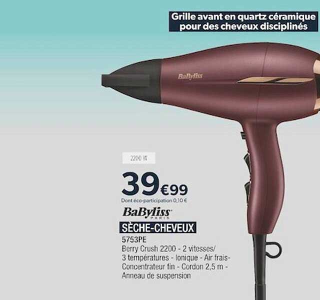 Sèche-cheveux Babyliss Paris