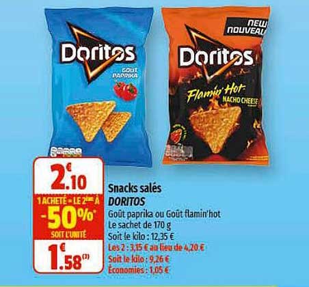 Snacks Salés Doritos