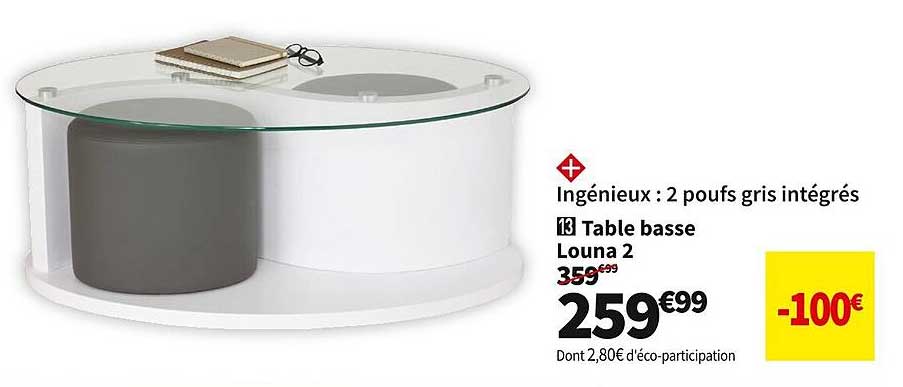 table basse louna 2