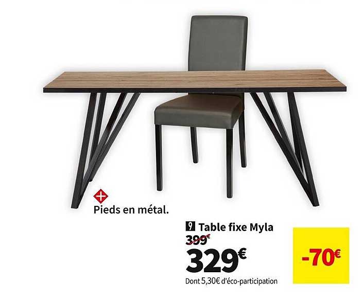Table Fixe Myla