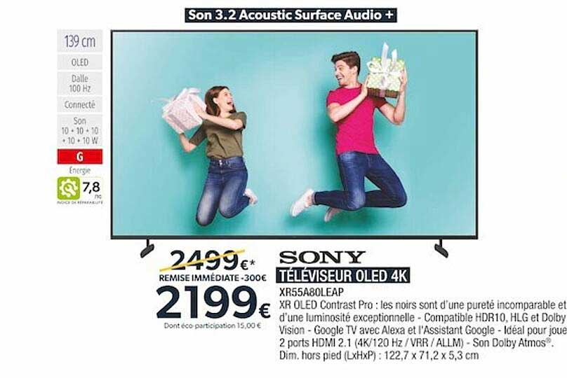 Téléviseur Oled 4k Sony