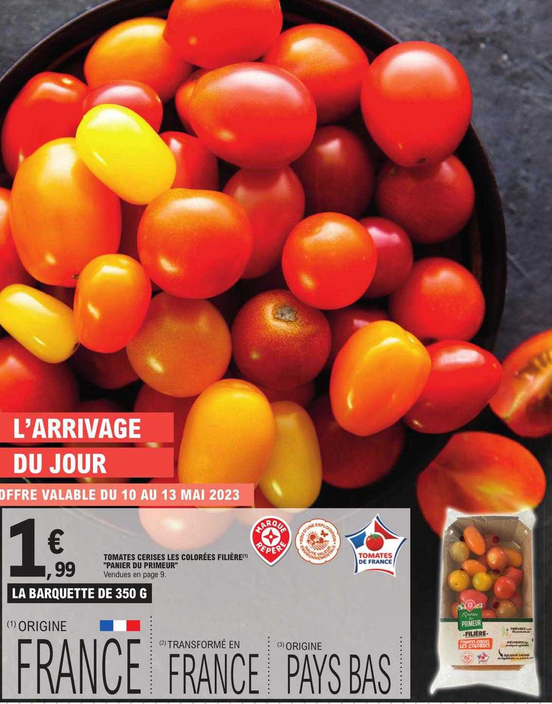 Tomates Cerises Les Colorées Filière "panier Du Primeur"