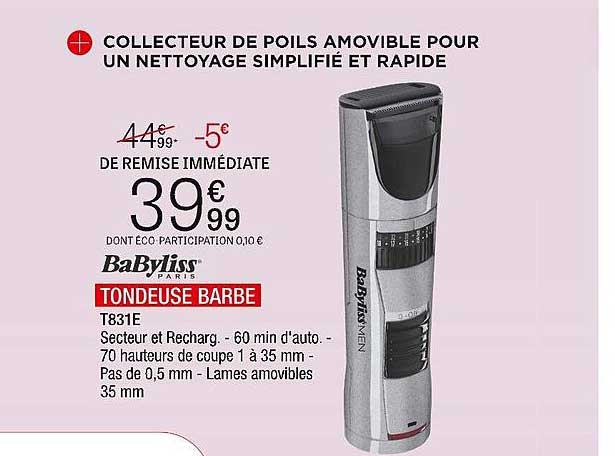 Tondeuse Barbe Babyliss Paris