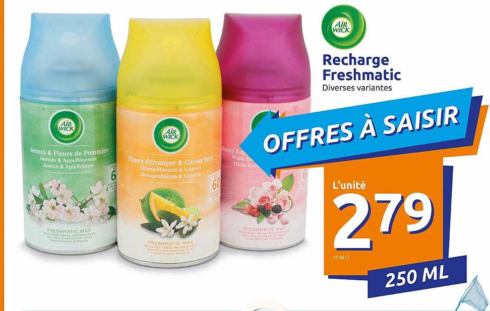 air wick recharge freshmatic