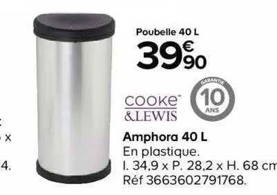 Amphora 40 L Cooke&lewis
