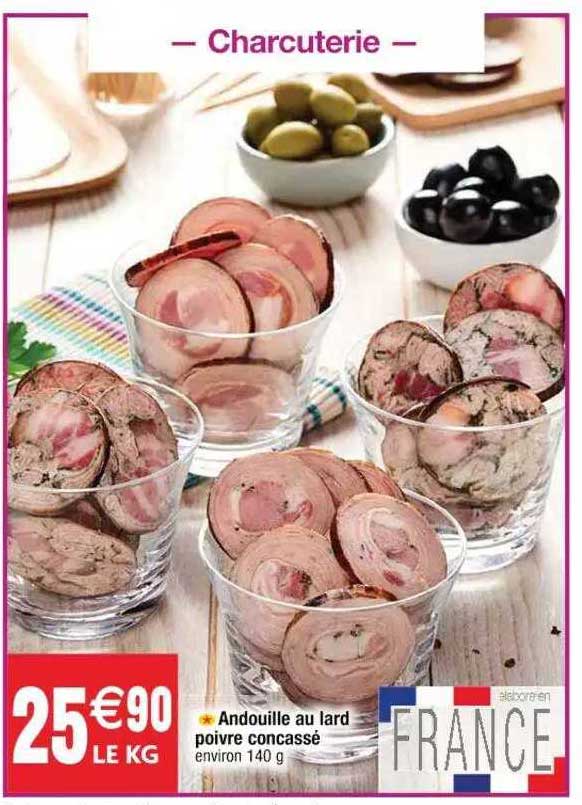 Andouille Au Lard Poivre Concassé