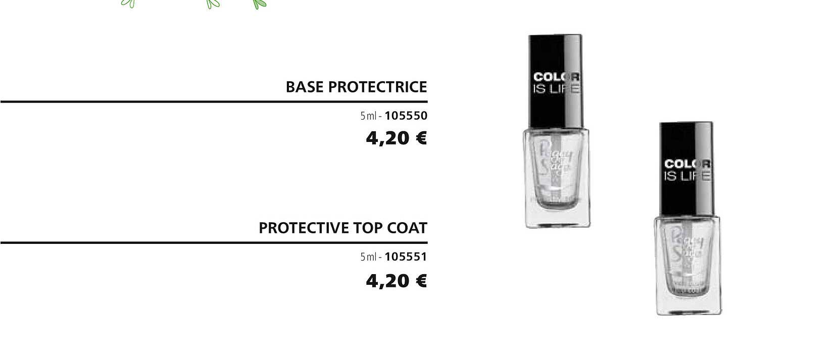 base protectrice 105550 protective top coat 105551