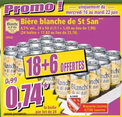 biere blanche de st san