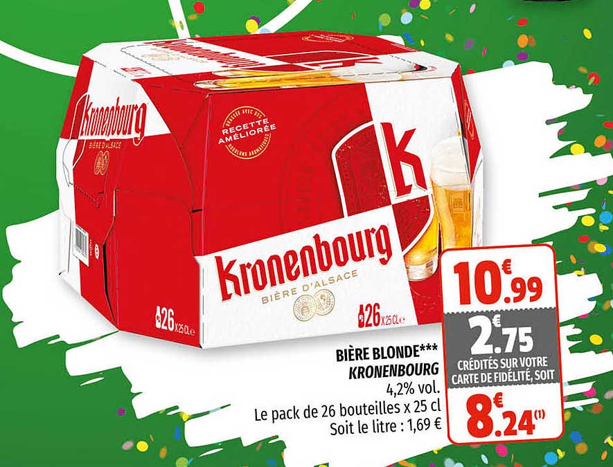 Bière Blonde Kronenbourg