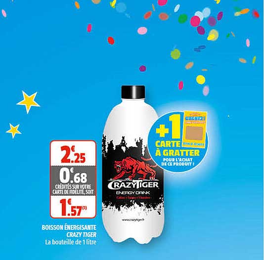 boisson énergisante crazy tiger