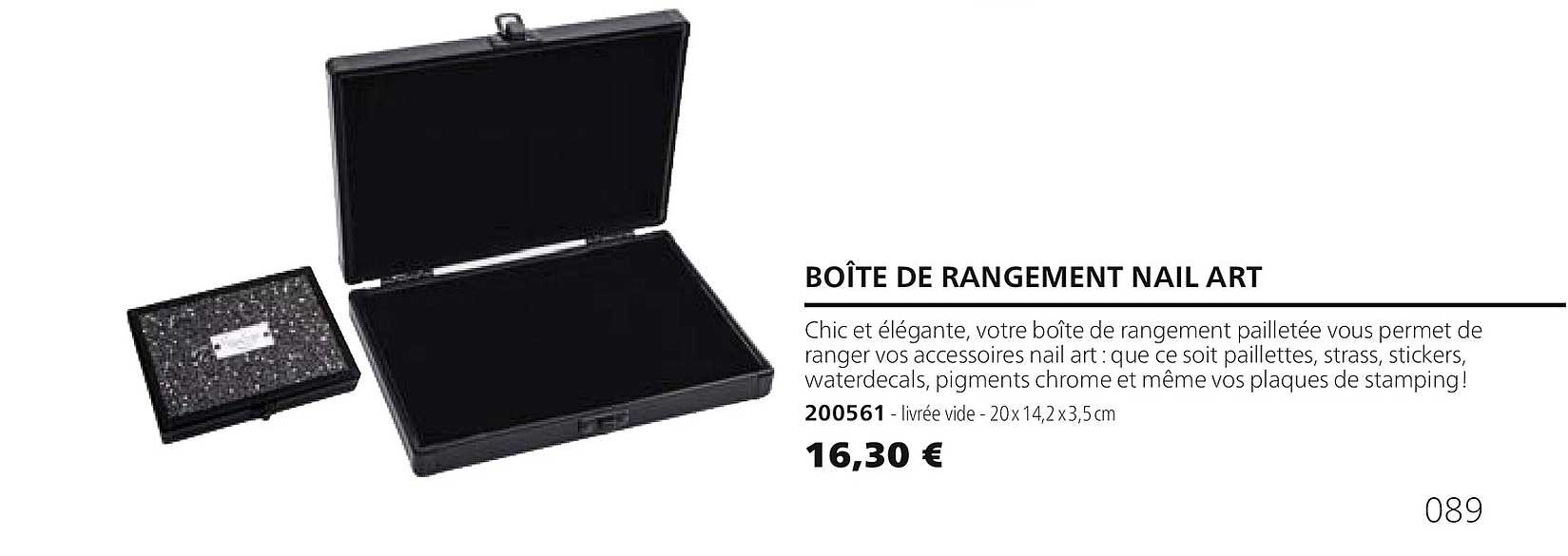 boîte de rangement nail art 200561